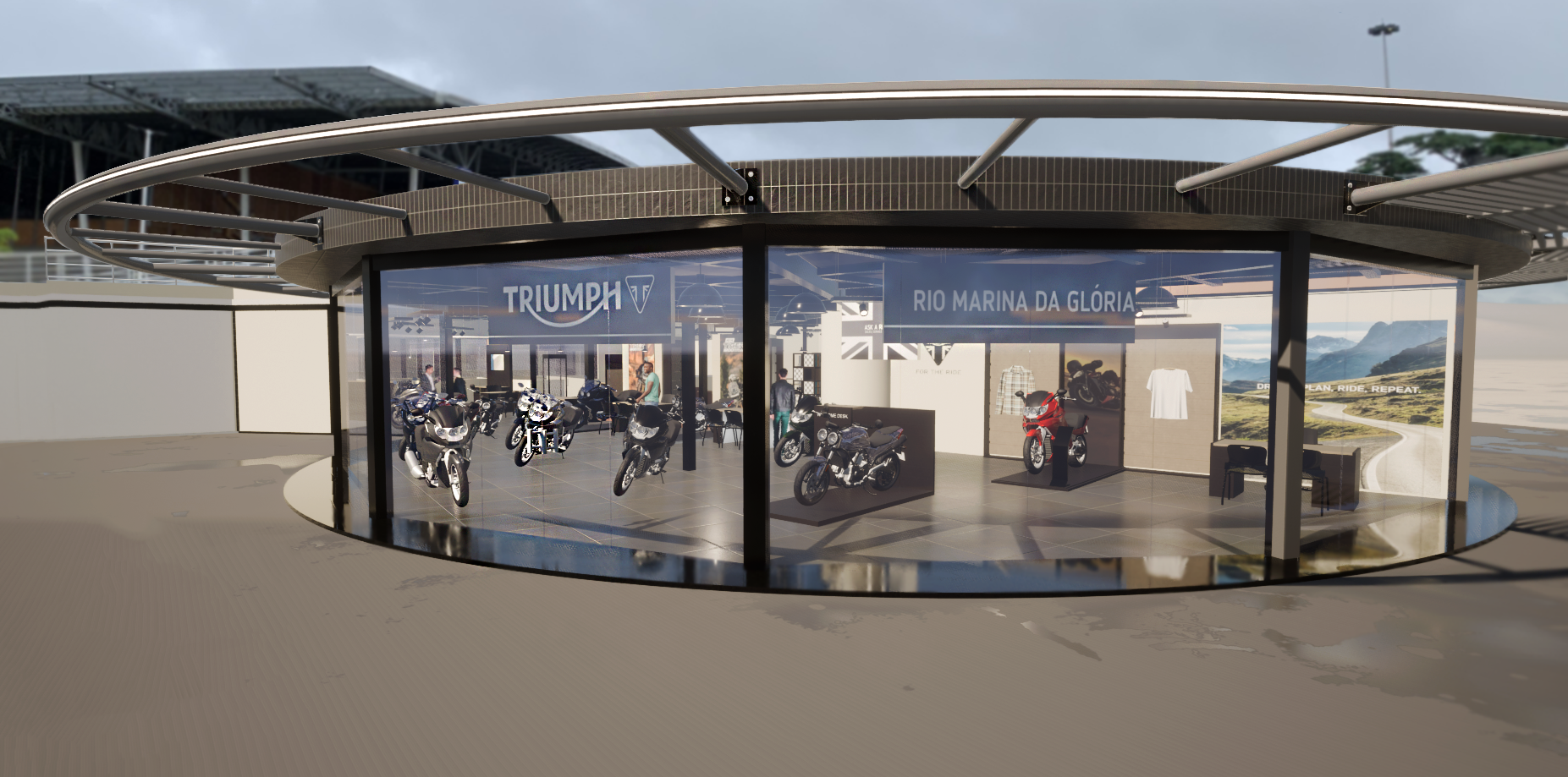 Triumph Motorcycles Brasil inaugurará Loja Conceito na Marina da Glória, Rio de Janeiro